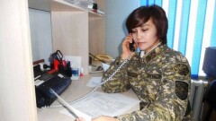 Сержант Рыскельдина вдохновила призывников рассказами о службе на афганской границе