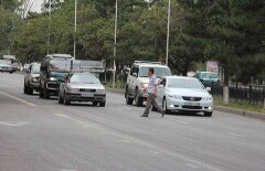 В Алматы возле школ и детского парка демонтировали светофор