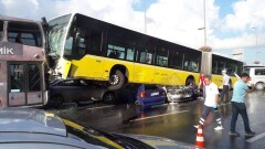 Пропустивший остановку пассажир автобуса спровоцировал массовую аварию