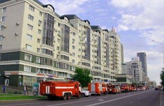 Депутатский дом в элитном жилом комплексе "Нурсая" горел в Астане