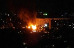 В Алматы произошёл очередной крупный пожар