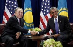 Президент Казахстана встретился с Бараком Обамой