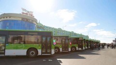 В Атырау частично обновили автобусный парк