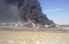 Из-за масштабного пожара под Актобе задержаны пять пассажирских поездов