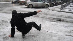 На большей части территории Казахстана ожидается гололёд 