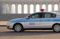 Увлечённые погоней полицейские Шымкента сняли захватывающее преследование на камеру