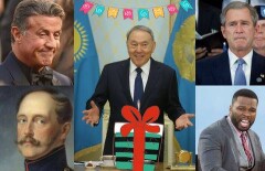 Вместе с Назарбаевым день рождения 6 июля отмечают Буш-младший, 50 cent и Сталлоне