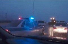 Полицейский в Жанаозене лишился прав из-за ДТП
