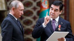 Диктор не смог произнести отчество Гурбангулы Бердымухамедова на встрече с Путиным