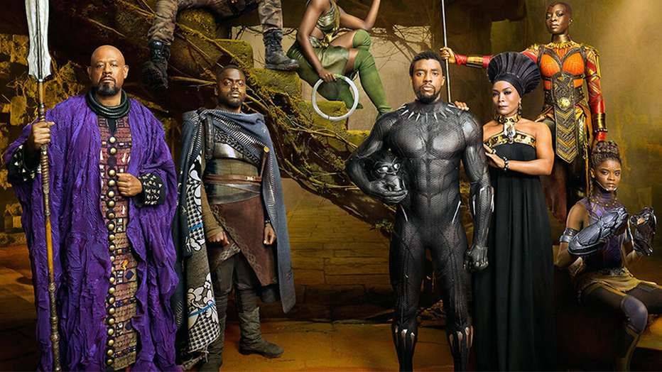 Постер к/ф "Чёрная пантера"