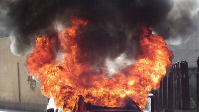 Два взрыва прогремели на одной из улиц Шымкента