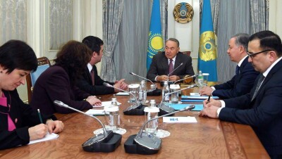 Назарбаев встретился с председателем Парламента Чехии