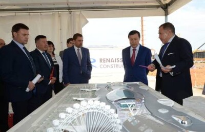 Джаксыбеков проверил ход строительства ЭКСПО в Астане 