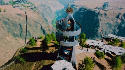 Парк развлечений в Чарынском каньоне строить не будут. Эскизы назвали фантазией дизайнеров