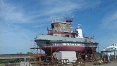 Первый казахстанский ледокол успешно прошёл испытания на Каспии 