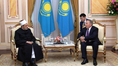 Назарбаев встретился с Верховным имамом Аль-Азхара Шейхом Ахмадом ат-Тайебом