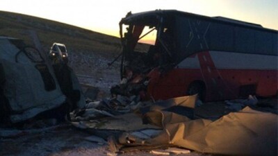 Автокатастрофа из-за гололёда произошла на трассе Алматы-Астана