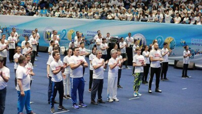 Спортивный телемост по поддержке челленджа "Другой ты!" провели в Астане