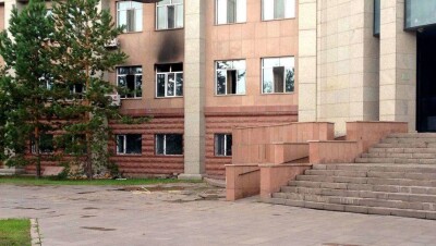 В здании МВД РК в Астане замкнуло электропроводку, произошло возгорание