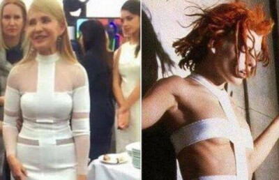 Юлию Тимошенко сравнили с Лилу из фильма "Пятый элемент"