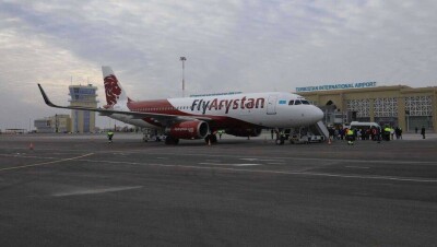 Аэропорт Туркестана принял первый регулярный рейс