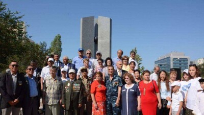 Стелу в память о жертвах радиационных аварий открыли в Актау