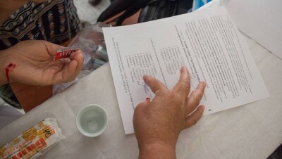 Подписанное кровью обращение поступило в алматинский "Нур Отан"