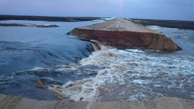В Костанайской области размыло дорогу в село