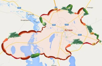 Продовольственный пояс Астаны затянут в столичном акимате