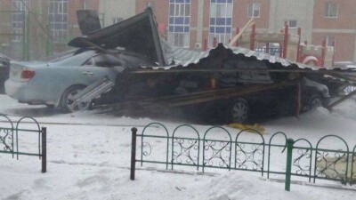В двух районах Акмолинской области объявили режим ЧС из-за последствий бурана 
