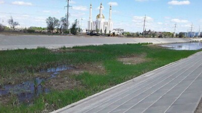 Высохшую реку Сазды наполнят водой только в 2020 году в Актобе