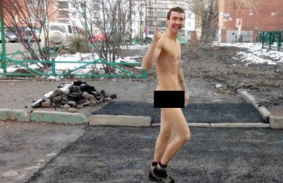 Разгуливавший по Усть-Каменогорску голый мужчина получил 15 суток ареста 