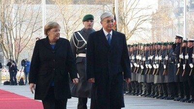 Касым-Жомарт Токаев встретился с Ангелой Меркель в Берлине