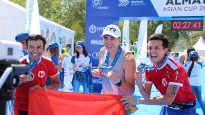 В Алматы завершился чемпионат Казахстана по триатлону среди любителей AGE group