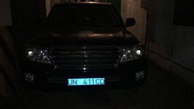 Алматинец разъезжал по городу на внедорожнике с поддельными номерами ООН