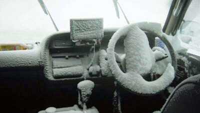 Четверть территории РК из-за морозов закрыли для движения автобусов и машин на дизеле 