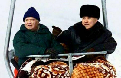 Архивное фото c Нурсултаном Назарбаевым и Исламом Каримовым выложили в Instagram