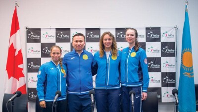 В Монреале состоялась жеребьёвка матча Канада-Казахстан в Кубке Федерации по теннису