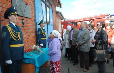 В Петропавловске почтили память погибшего пожарного