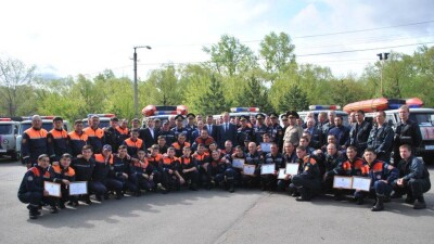 В СКО проводили домой спасателей из других регионов