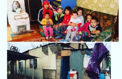 Женщина с семью детьми живёт в дачном домике в Астане