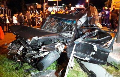 Жуткая авария произошла в Алматы, погибли двое