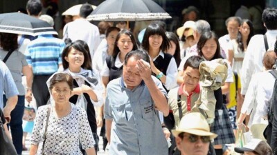 Вслед за наводнениями в Японию пришла аномальная жара: тысяча человек попала в больницу