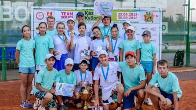 Юные теннисисты из Алматы выиграли Кубок Казахстана в Шымкенте