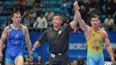 Казахстанский борец победил олимпийского чемпиона на ЧМ в Нур-Султане