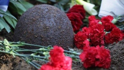 Останки солдата, погибшего во время ВОВ, отправят из Эстонии в Казахстан