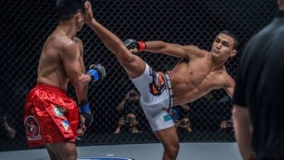 Казахстанский спортсмен сломал руку, но одержал победу над соперником в Токио