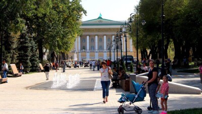 Алматинская улица Панфилова превратилась в барселонскую Рамблу