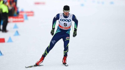 Лыжник Алексей Полторанин выиграл этап Кубка мира в Словении