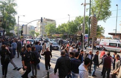 В сети появилось видео самоподрыва смертницы в Турции